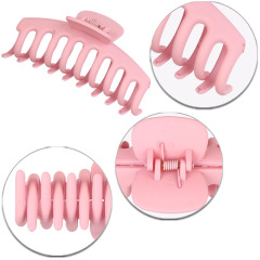 2020 spring and summer new design candy color large frosted hair claw clip