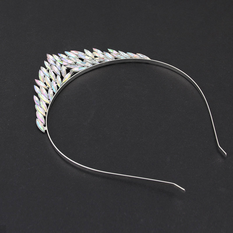 Wedding bride Beaded rhinestone Headbands Crystal Pearl Hairband Baroque Clasp Hair Accessories Woman