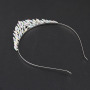 Wedding bride Beaded rhinestone Headbands Crystal Pearl Hairband Baroque Clasp Hair Accessories Woman