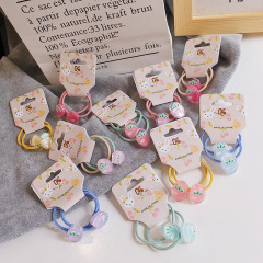 Cute korean translucent fruit watermelon strawberry cherrykids hair ties for baby girls