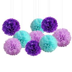 Wholesale Birthday glitter gold cake topper balloons Mermaid Party Supplies