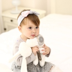 Wholesale fabric decoration hair elastic band for thick hair accessory hair bands for girls baby