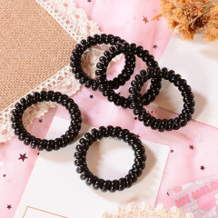 Hair Coil telephone wire hairband elastic hair band for Women Girls