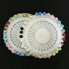 Fashion Hot sale New Custom Jewelry Muslim accessories crystal hijab scarf brooch pins for women