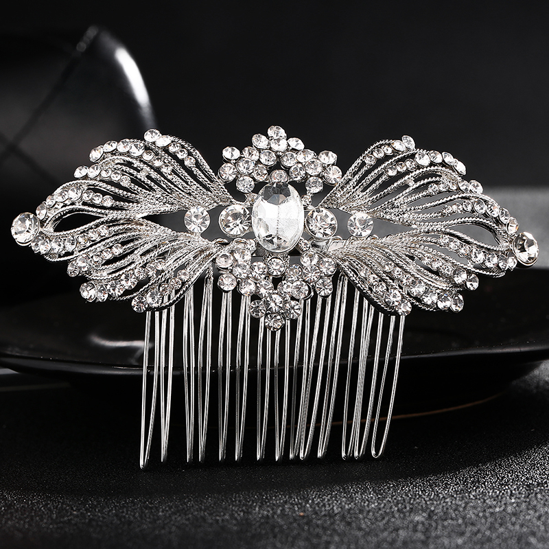 New design Bride silver Wedding hair accessories women bridal hair combs New design Bride silver Wedding hair accessories women bridal hair combs