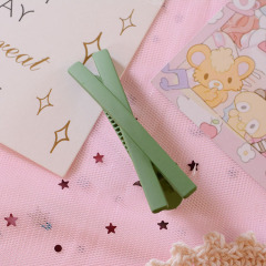 Korean colorful fashion ins plastic hair pins clip girls accessories