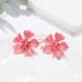 2020 new factory hot sale colored handmade earrings jewelry petal handmade flower hoop earrings 2020 new factory hot sale colored handmade earrings jewelry petal handmade flower hoop earrings