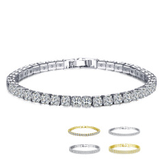 Amazon women Tennis one double three row CZ crystal zircon stone bracelet bangle Jewelry Amazon women Tennis one double three row CZ crystal zircon stone bracelet bangle Jewelry