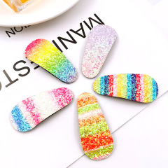 2020 fashion baby hair accessories rainbow gradient sequins hair clips for girls 2020 fashion baby hair accessories rainbow gradient sequins hair clips for girls