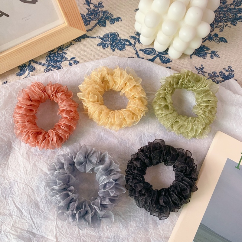 wholesale custom ins hot lace elastic chiffon hair ties for beautiful girls wholesale custom ins hot lace elastic chiffon hair ties for beautiful girls