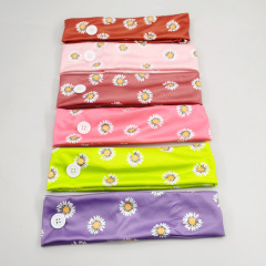 wholesale 2020 Amazon hot selling women elastic turba girls Sport nurse headbands with side buttons