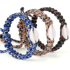2020 new trendy fashion summer women or men shell rope woven bracelets 2020 new trendy fashion summer women or men shell rope woven bracelets