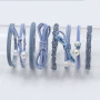 8 pcs China Pearl Hair Accessories Nylon Spandex Bow Hair Ribbons 8 pcs China Pearl Hair Accessories Nylon Spandex Bow Hair Ribbons