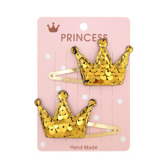 Wholesale baby girls multiple colour bling bling glitter sequin hair clips