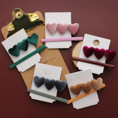 Victoria baroque vintage metal clip pearl hair accessories heart hair pins