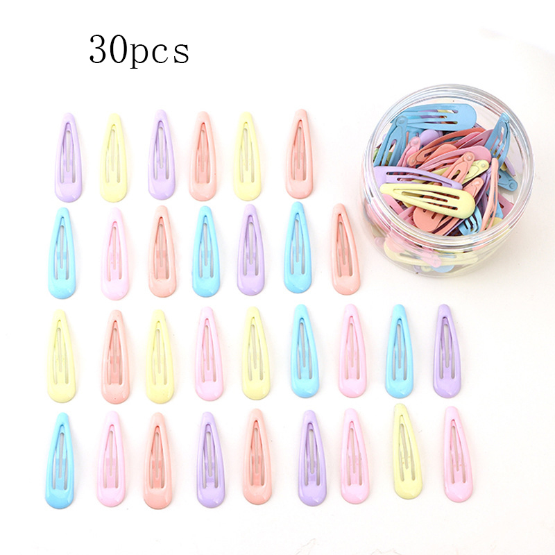 30pcs wholesale Children's candy color bb clip metal hair hairpin clip 30pcs wholesale Children's candy color bb clip metal hair hairpin clip