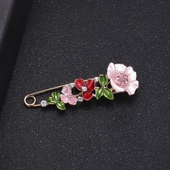 New Brooches Gold Color Buckle Scarf Clip Clothing Accessories Brooch Jewelry brooches women pins