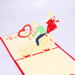 custom Promotional laser cutting handmade pop up 3d cards custom Promotional laser cutting handmade pop up 3d cards