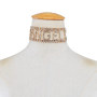 Fashion Punk Exaggeration Super Flash Night Club Rhinestone Letter HONEY Choker Necklace For Women Fashion Punk Exaggeration Super Flash Night Club Rhinestone Letter HONEY Choker Necklace For Women