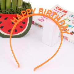 3D kids birthday party hair accessories plastic hair band headband