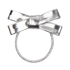 Spot wholesale children's popular mirror gold bow headwear gold fabric headbands for baby