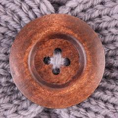Hot sale winter knitted elastic band wide crochet headbands decorative buttons