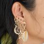2019 Art deco fashion jewelry for women gold moon star conch sea shell earrings 2019 Art deco fashion jewelry for women gold moon star conch sea shell earrings
