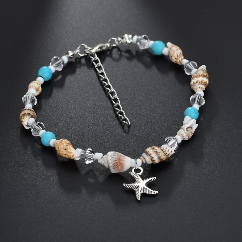 Fashion ladies Anklets foot jewelry women seashell boho anklets chains