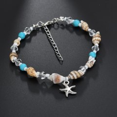 Fashion ladies Anklets foot jewelry women seashell boho anklets chains