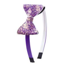 2020 fashion decor girl bow knot glitter bling hair hoop baby girl bow headband