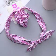New Neon glitter ponytail holder Women hair band Hair Scrunchies Hair Ties