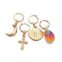 2019 fashion girl decoration sea shell jewelry sets for women multiple earring sets
