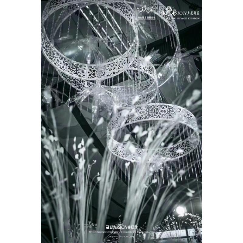 many designs metal circle restaurant party ceiling hanging decoration