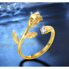 Fashion jewelry accessories women rose gold ring holder