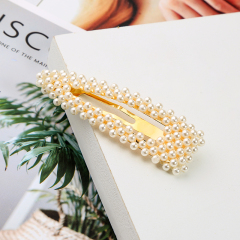 2020 hot sale fashion unique kids girl hair accessories pearl barrettes for woman