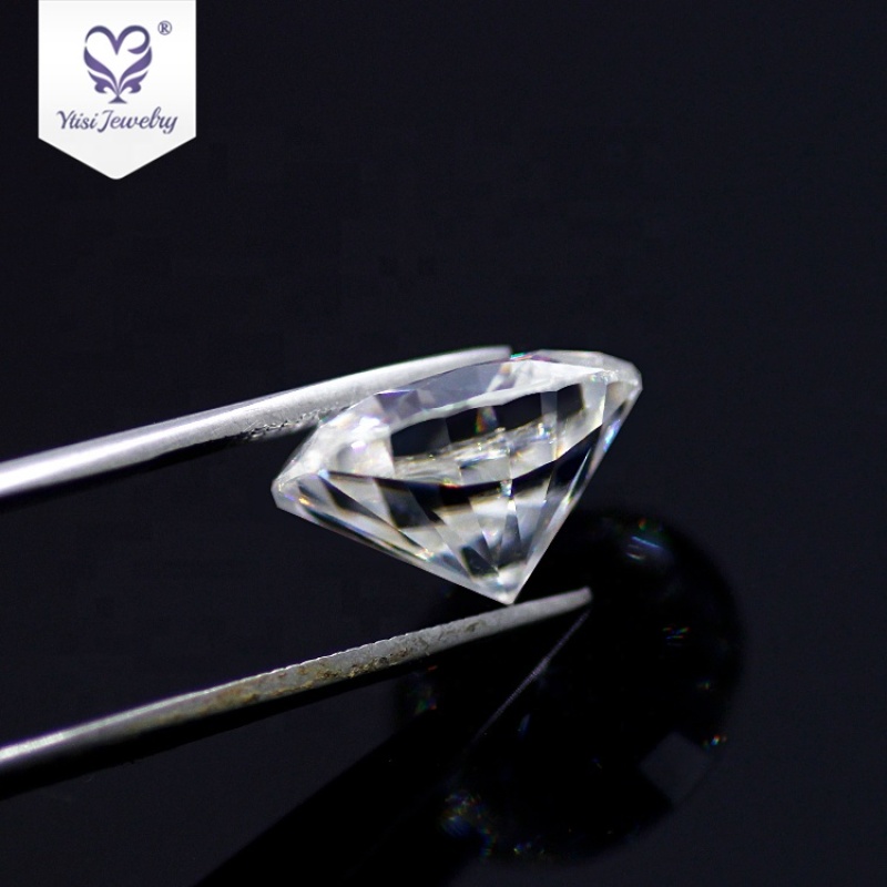 Custom sizes round brilliant cut white yellow color forever brilliant moissanite Custom sizes round brilliant cut white yellow color forever brilliant moissanite