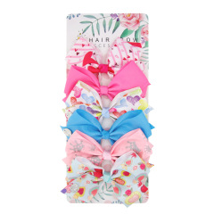 European and American 6 colors girls love jojo bows hair clip for Valentine's Day