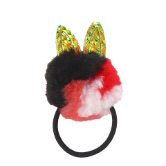 Korean cute children rabbit ears girl elastic hair ties for kids