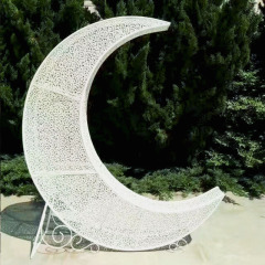 custom metal outdoor wedding event concert moon design background stage decorations custom metal outdoor wedding event concert moon design background stage decorations