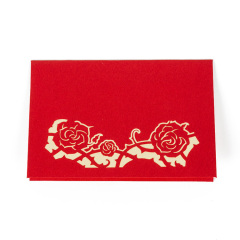 Luxury Handmade Wedding Printing 3d Pop Up Card Wedding Invitation Card
