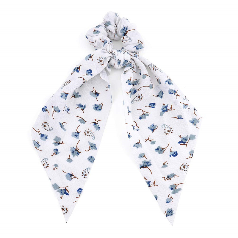 NEW Style Fashion Custom Printed Elastic Long Ribbon Girls Hair Scrunchies NEW Style Fashion Custom Printed Elastic Long Ribbon Girls Hair Scrunchies