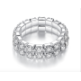 Korean jewelry two finger mixed batch elastic finger ring Korean jewelry two finger mixed batch elastic finger ring
