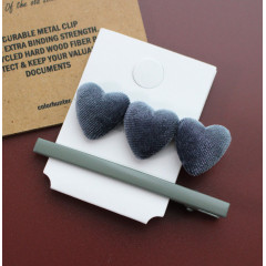 Victoria baroque vintage metal clip pearl hair accessories heart hair pins