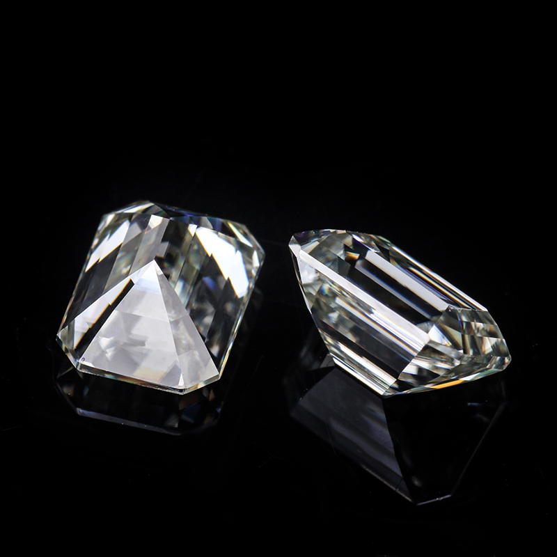Raw jewelry DEF vvs loose rough moissanite pendant Emerald diamonds