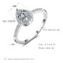 925 Sterling Silver Zircon Gemstone CZ Simple Statement Ring Engagement Ring 925 Sterling Silver Zircon Gemstone CZ Simple Statement Ring Engagement Ring