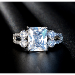 Female decorate artificial jewelry accessories big fashion diamond ring