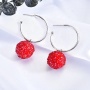 Fashion earrings 2020 heart shape earring red geometric drop earrings for sale Fashion earrings 2020 heart shape earring red geometric drop earrings for sale
