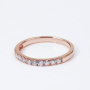 Round brilliant cut diamond 925 sterling silver gold plated silver moissanite ring Round brilliant cut diamond 925 sterling silver gold plated silver moissanite ring