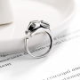 Antique Silver Women Men Jewelry Cute Pig 3D Zodiac Animal Adjustable  Ring