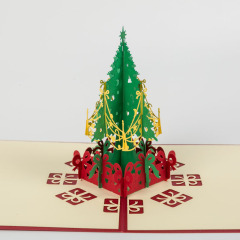 logo size color custom wedding birthday holidays christmas laser cut handmade pop up 3d christmas cards